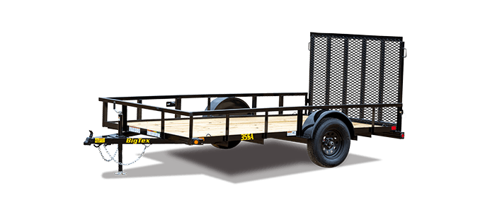 Big Tex Single Axle Tube Top Utility Trailer