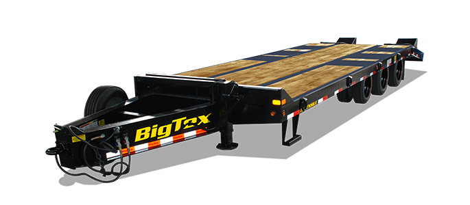 Big Tex Triple Axle Pintle Heavy Equipment Transport Trailer