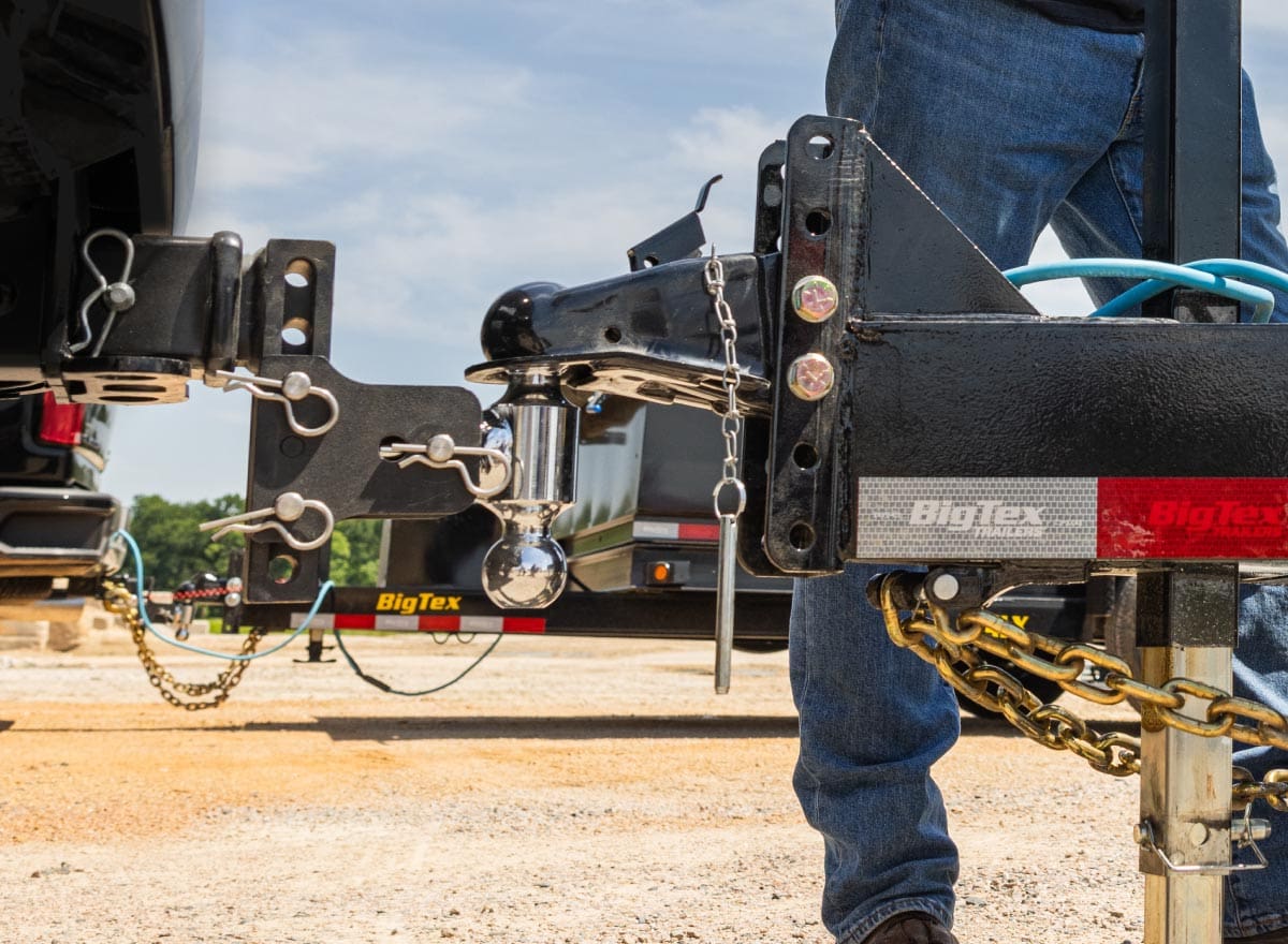 Adjustable Coupler on Trailer