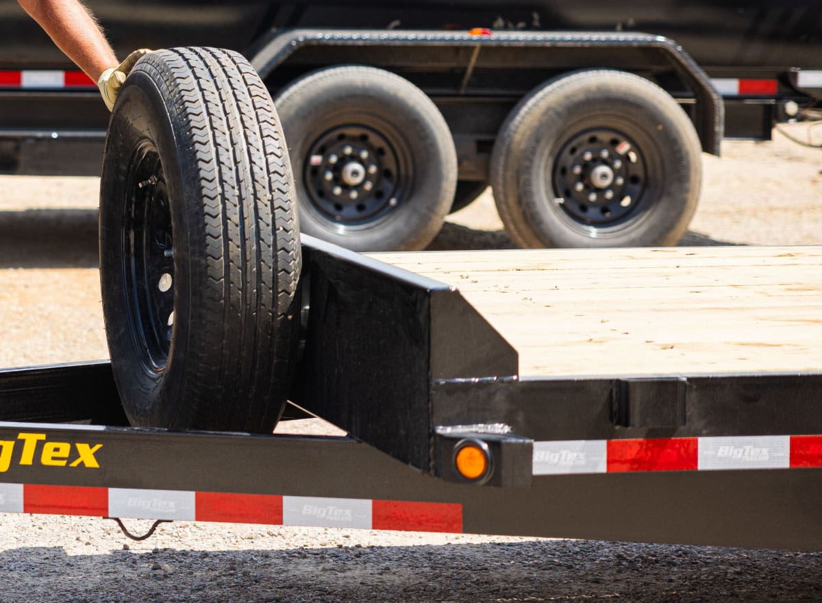 Front Stop Rail on Trailer